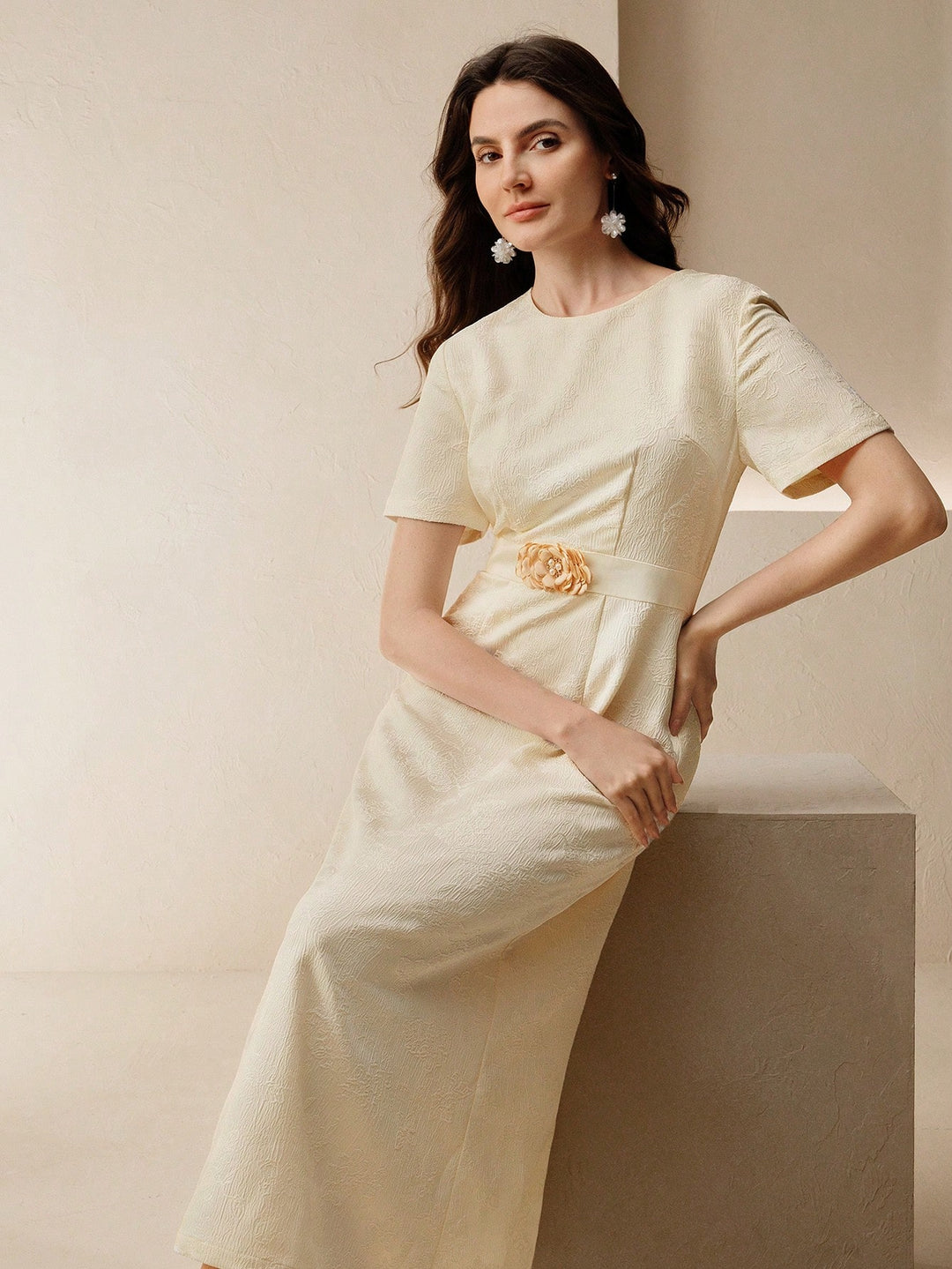 Rochie midi SHEIN, mix culori