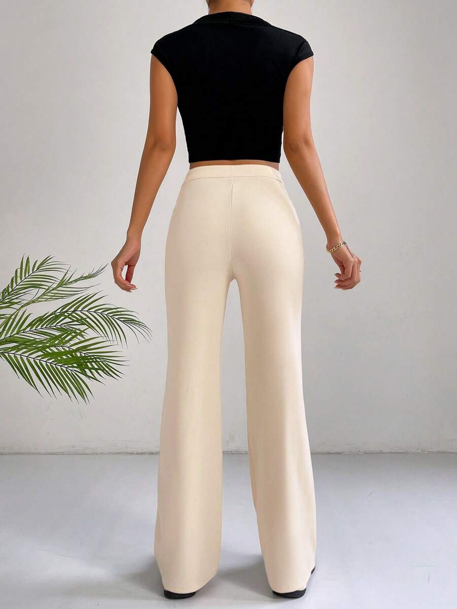 Pantaloni SHEIN, crem
