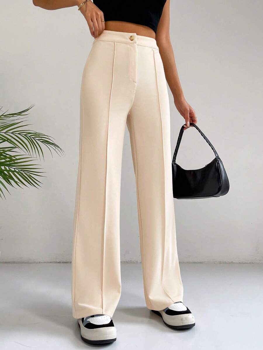 Pantaloni SHEIN, crem