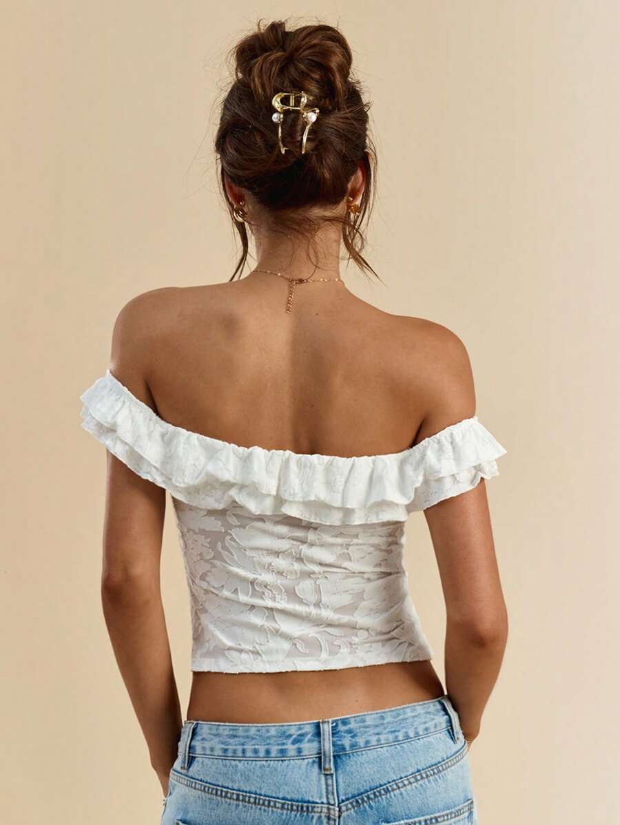 Top SHEIN, alb