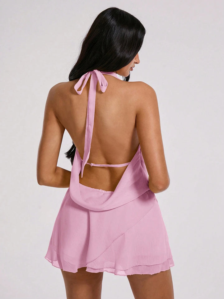 Rochie mini SHEIN, roz