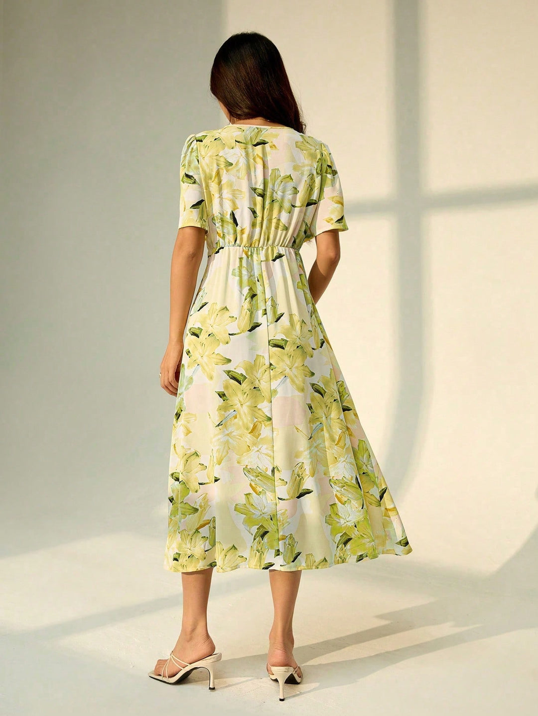 Rochie midi SHEIN, mix culori