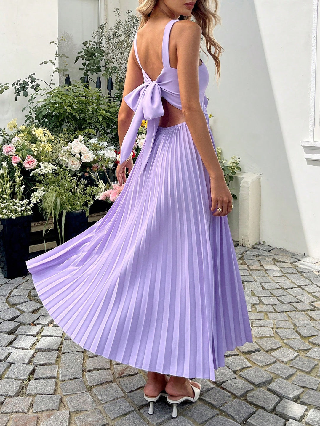 SHEIN maxi ruha, lila