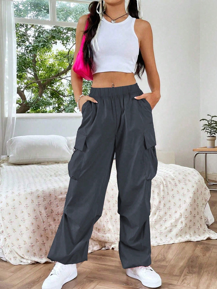 Pantaloni SHEIN, gri
