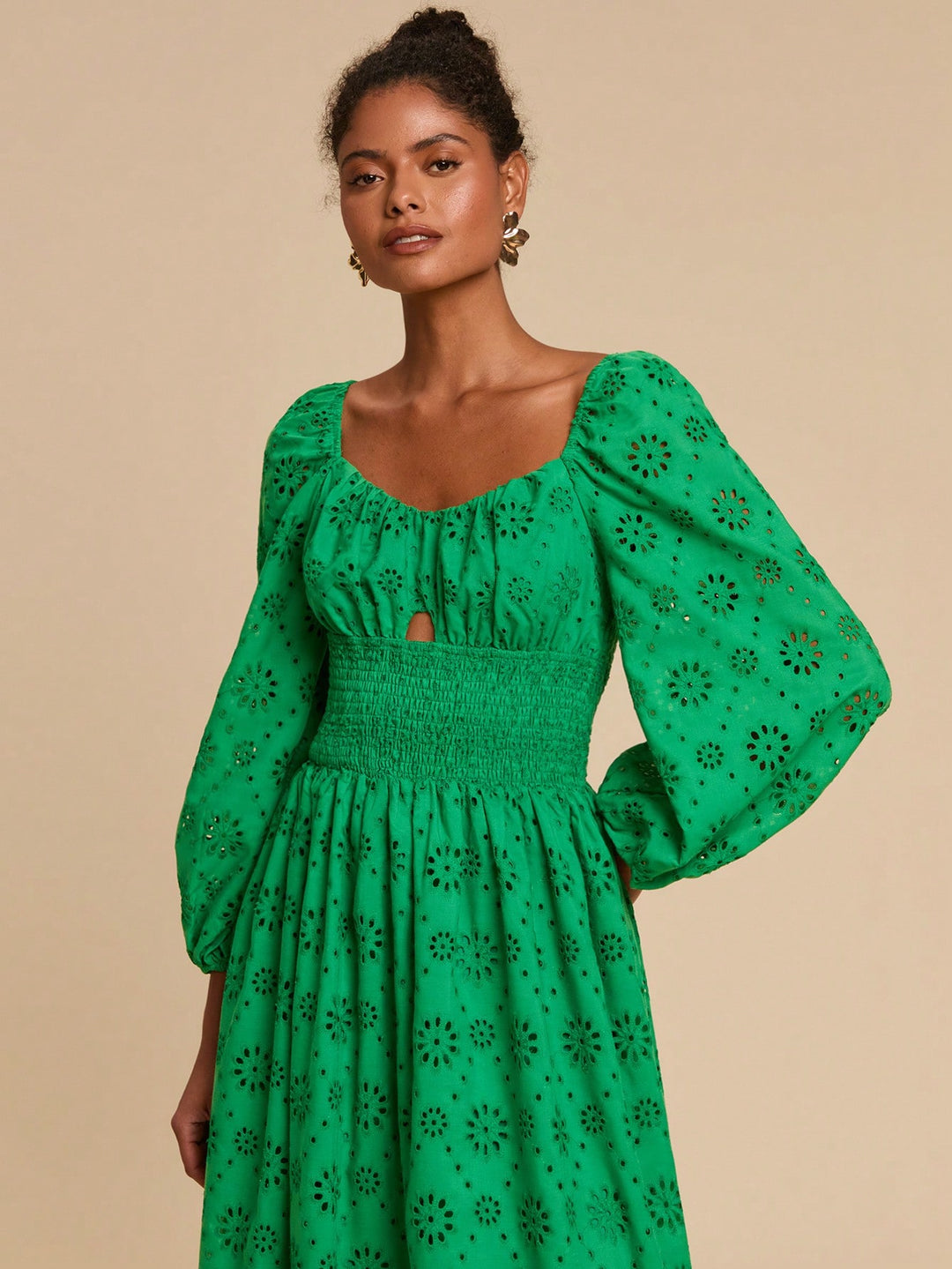 SHEIN maxi ruha, zöld