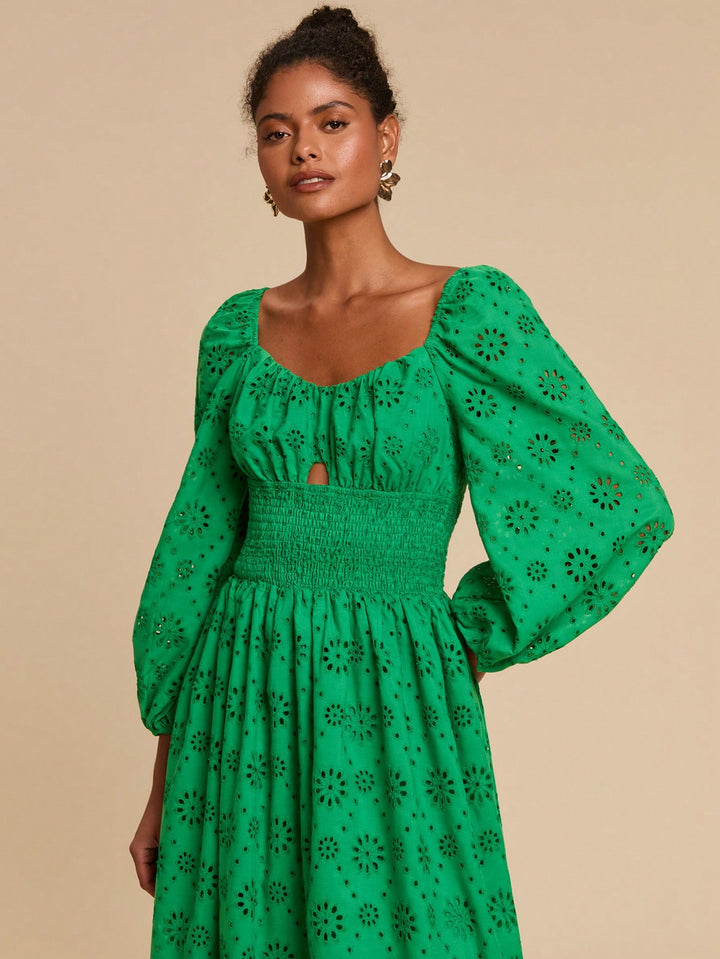 SHEIN maxi ruha, zöld
