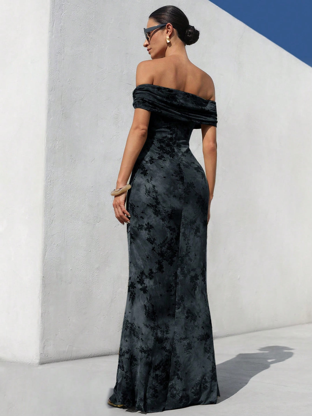 Rochie maxi SHEIN, gri