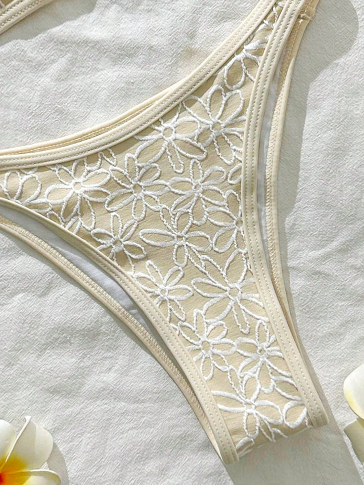 Set bikini SHEIN, portocaliu