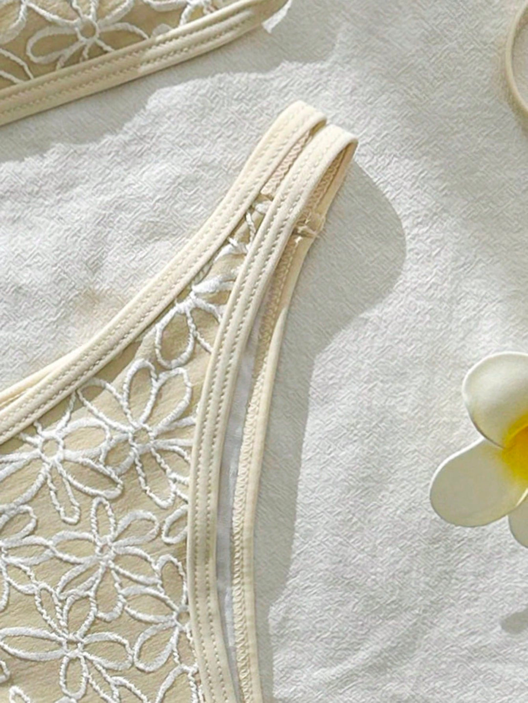 Set bikini SHEIN, portocaliu