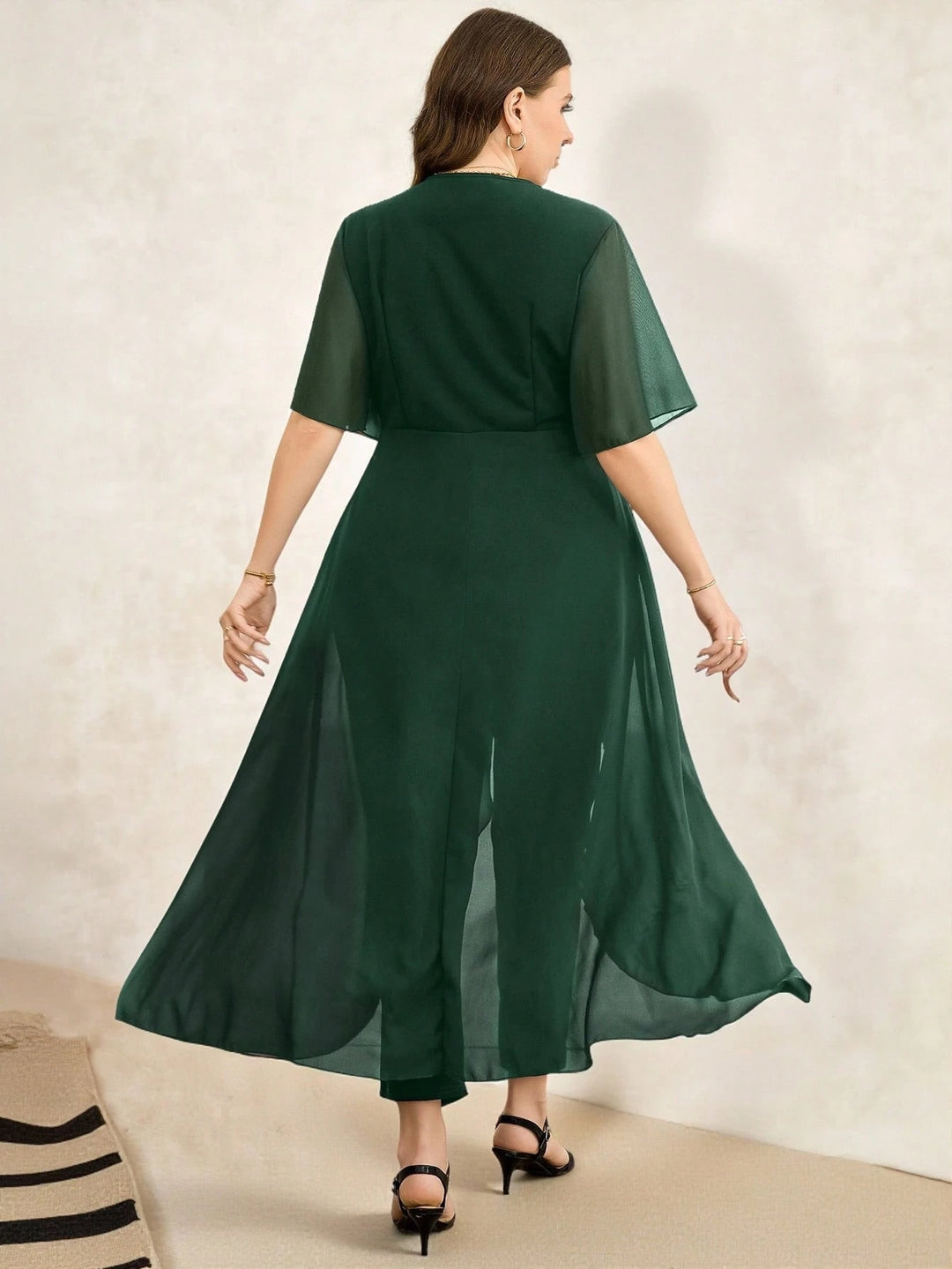 Compleu Shein Curve+, verde