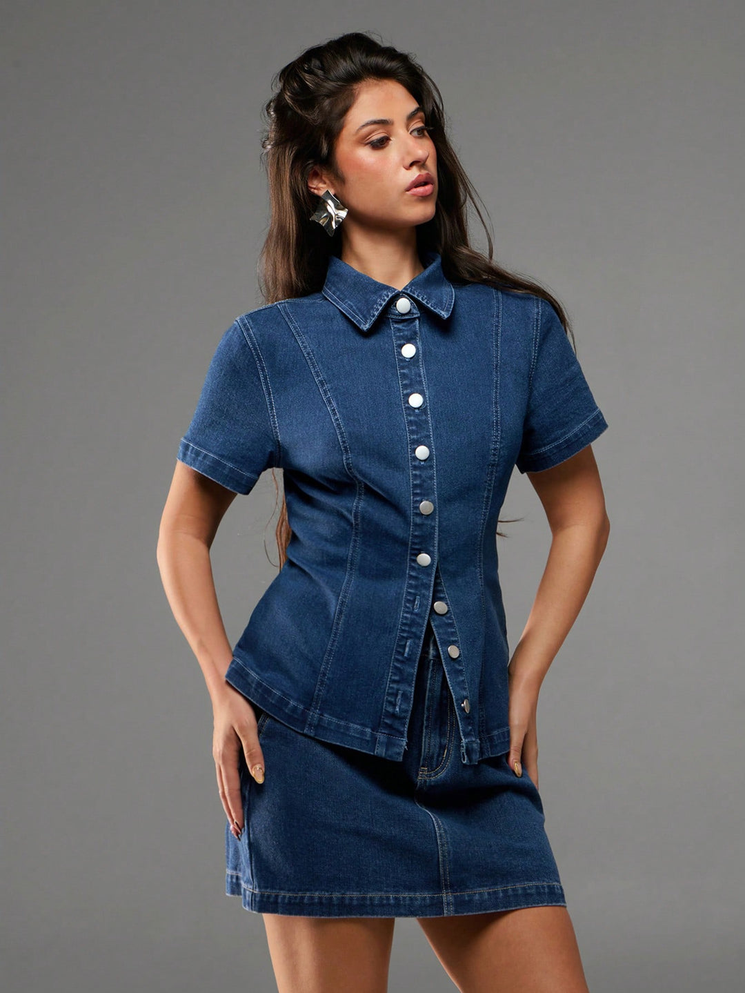 Top SHEIN, albastru