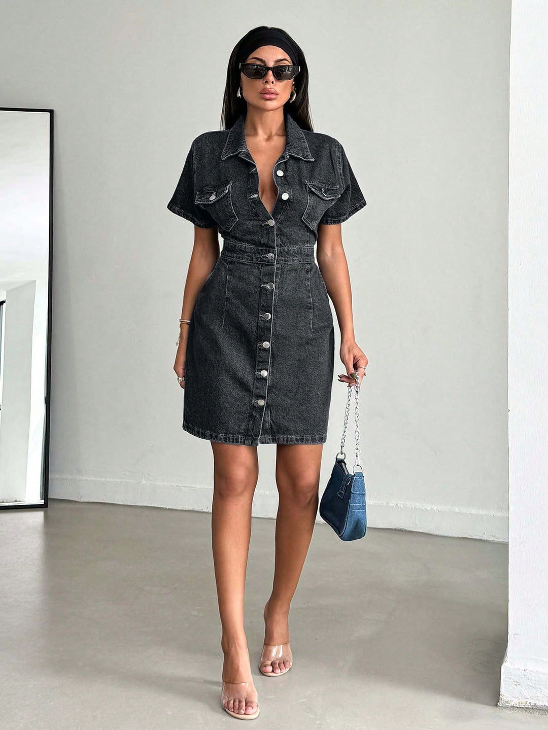 Rochie SHEIN, gri