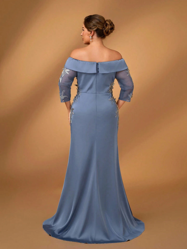 Rochie de ocazie SHEIN, albastru