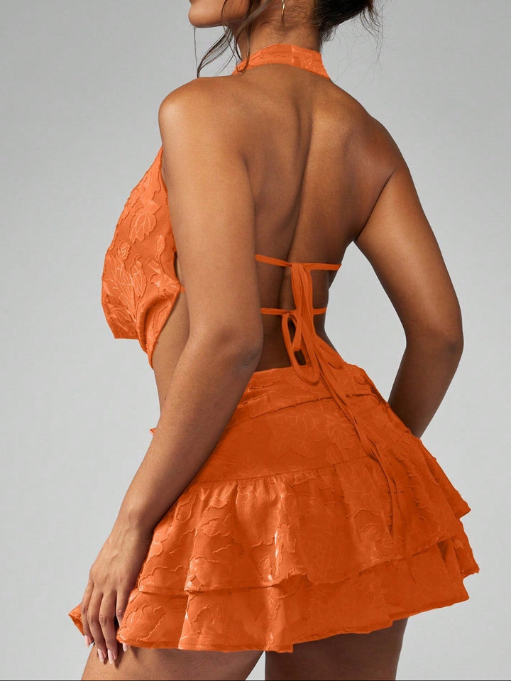 Top Shein, portocaliu