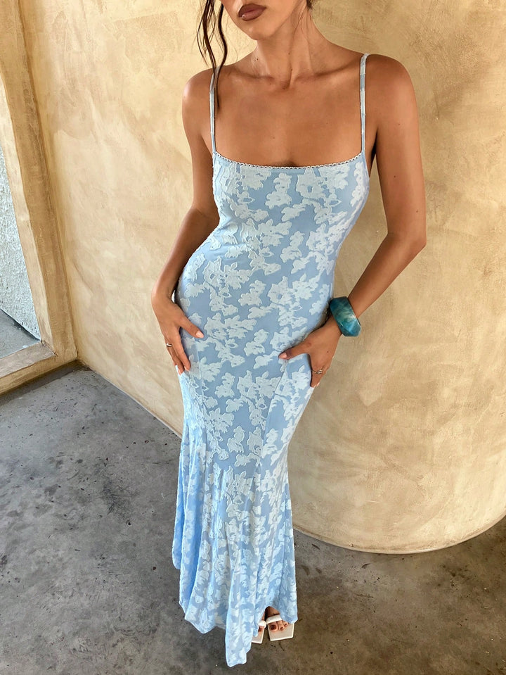 Rochie maxi SHEIN, albastru