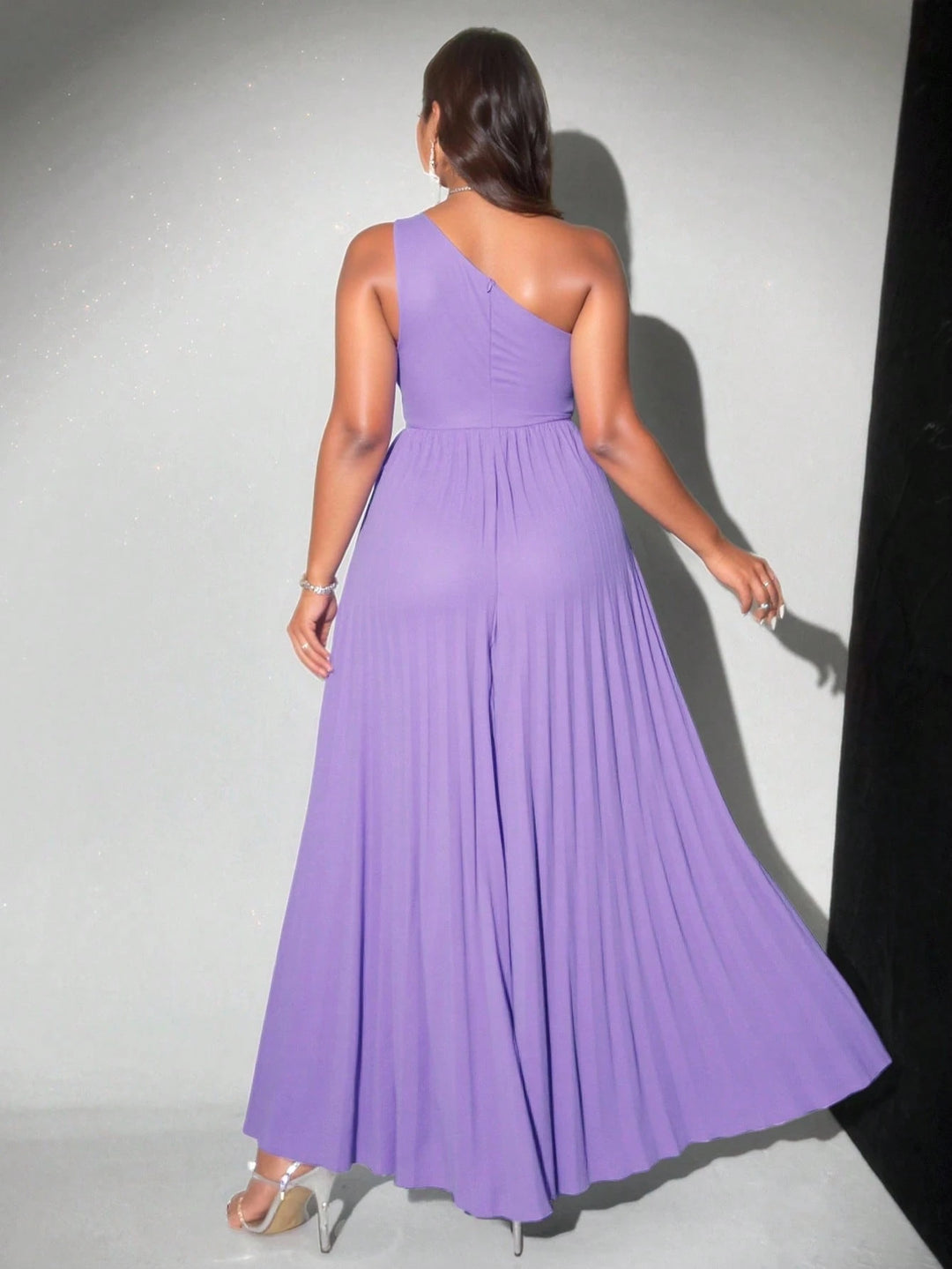 Rochie de ocazie Shein Curve+, mov