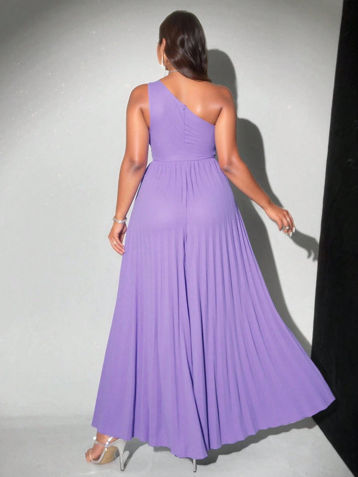 Rochie de ocazie Shein Curve+, mov
