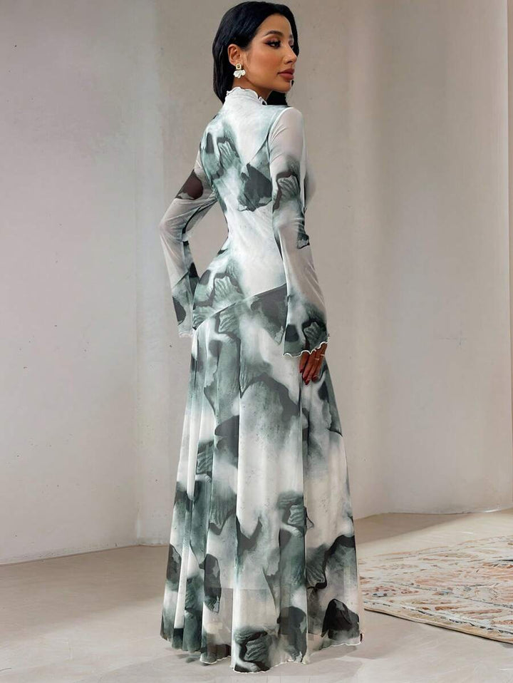 Rochie maxi SHEIN, mix culori