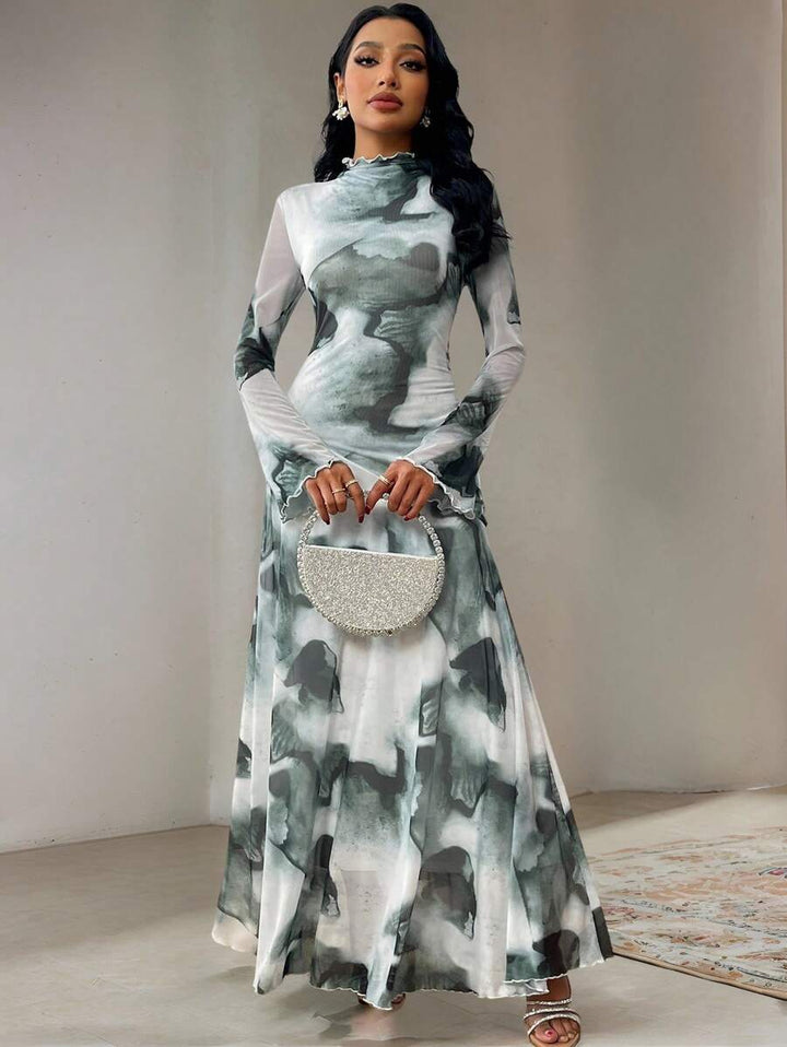 Rochie maxi SHEIN, mix culori