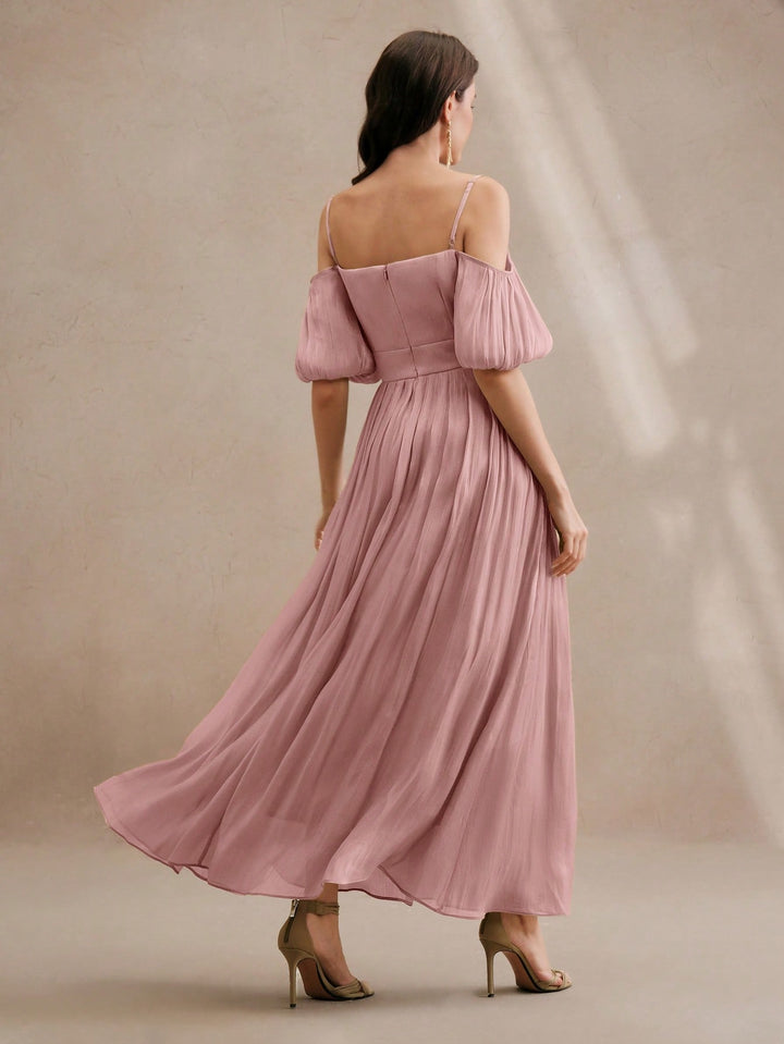 Rochie maxi SHEIN, roz