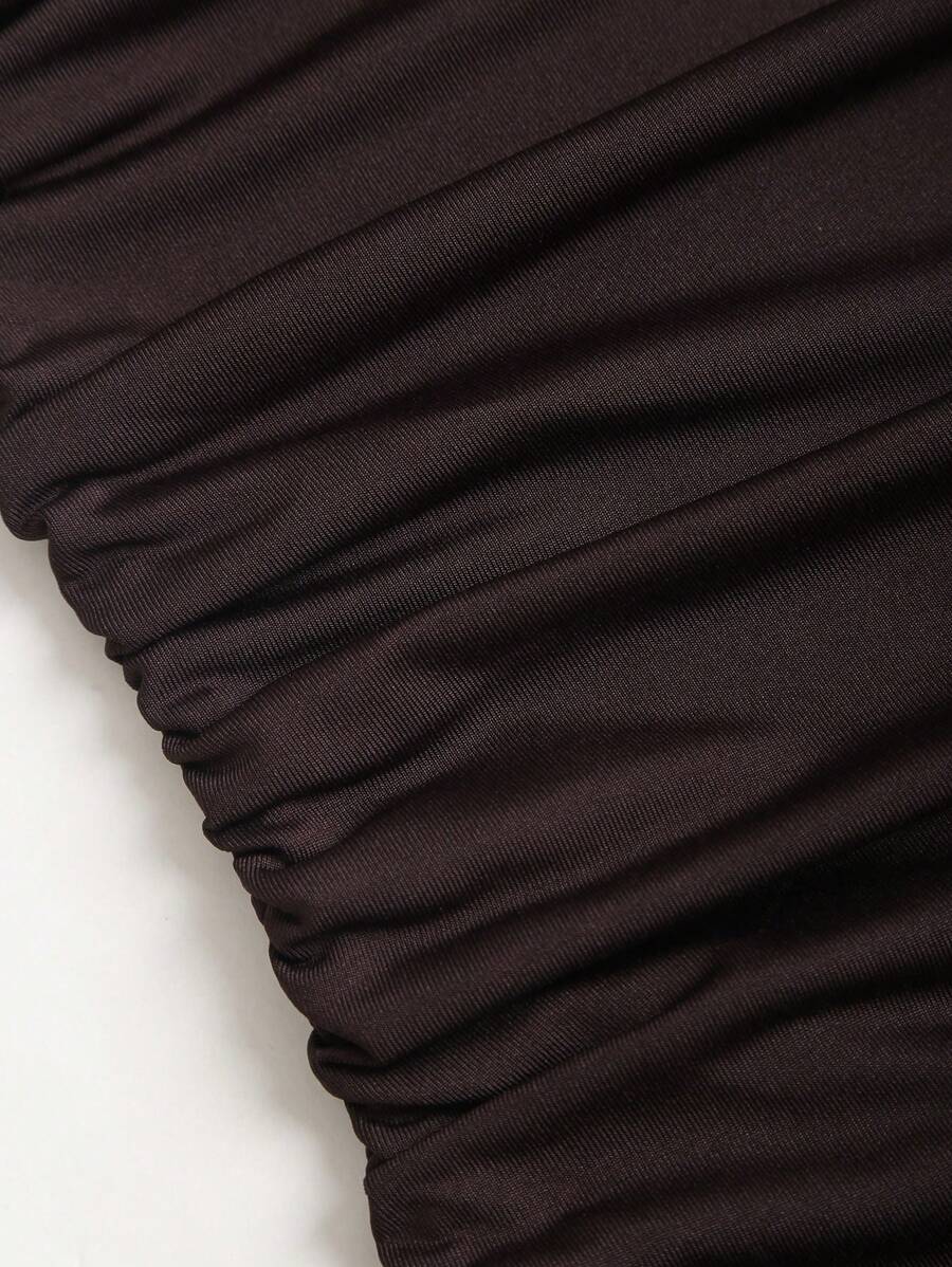 Rochie maxi SHEIN, maro