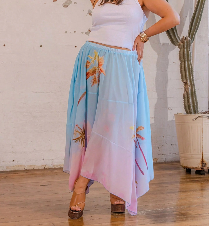 SHEIN Maxi Skirt, Mixed Colors