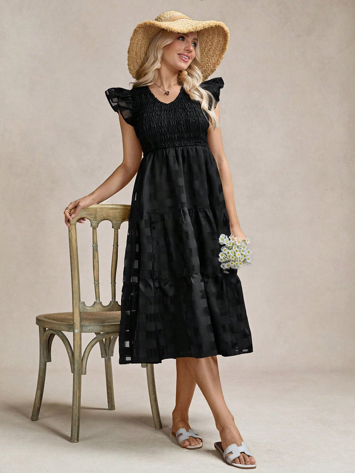 Rochie midi SHEIN, negru