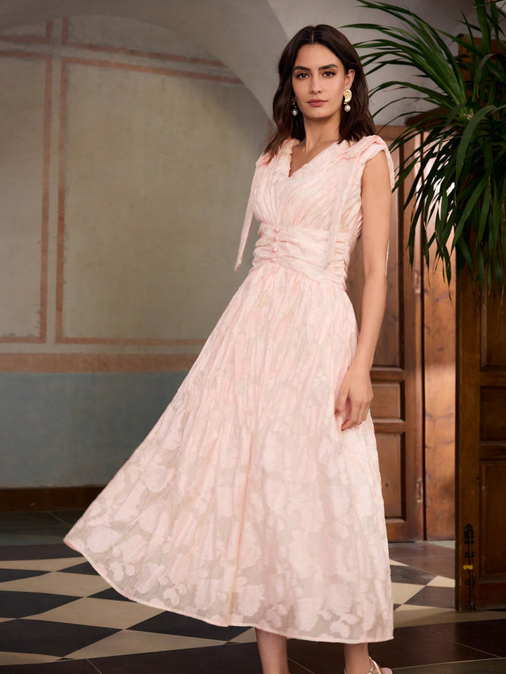 Rochie midi SHEIN, roz