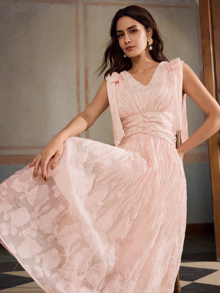 Rochie midi SHEIN, roz