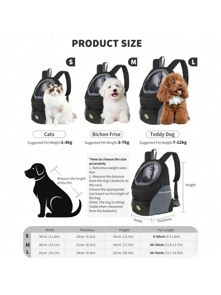 Rucsac pentru animale de companie SHEIN, mix culori
