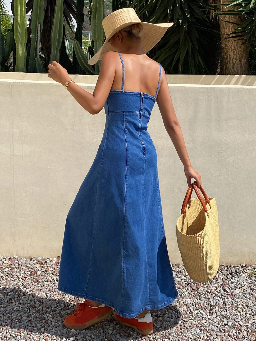 Rochie maxi SHEIN, albastru