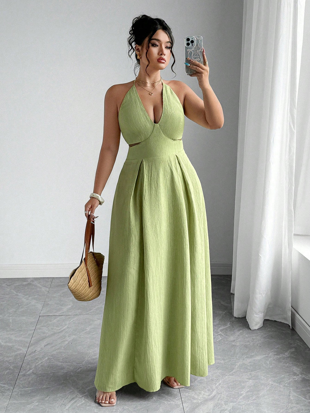 Rochie SHEIN, verde