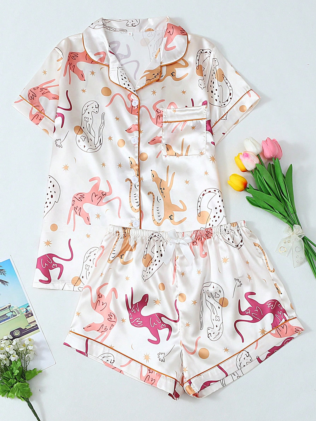 Pijama SHEIN, auriu