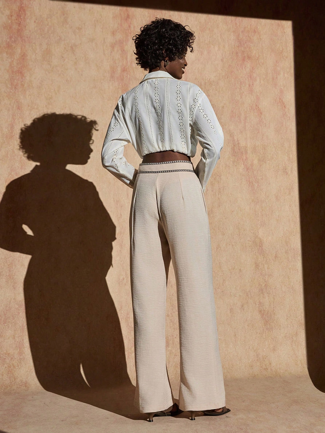 Pantaloni SHEIN, bej