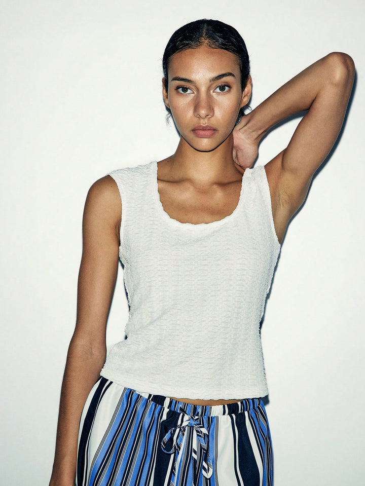 SHEIN top, fehér