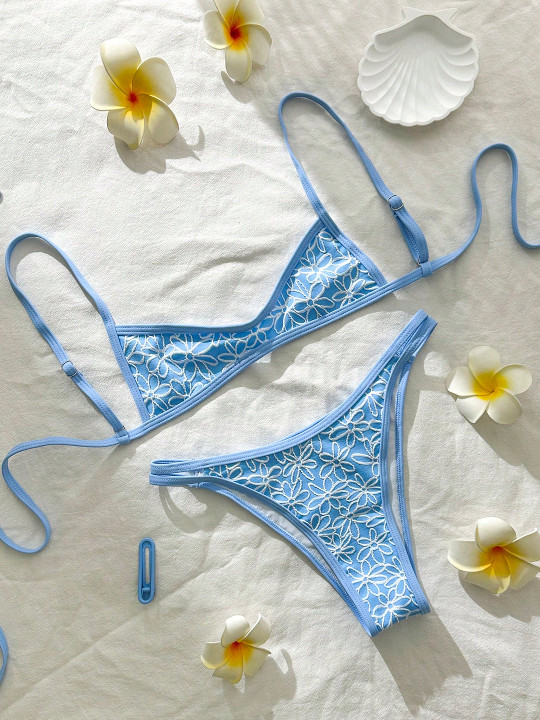 Set bikini SHEIN, albastru