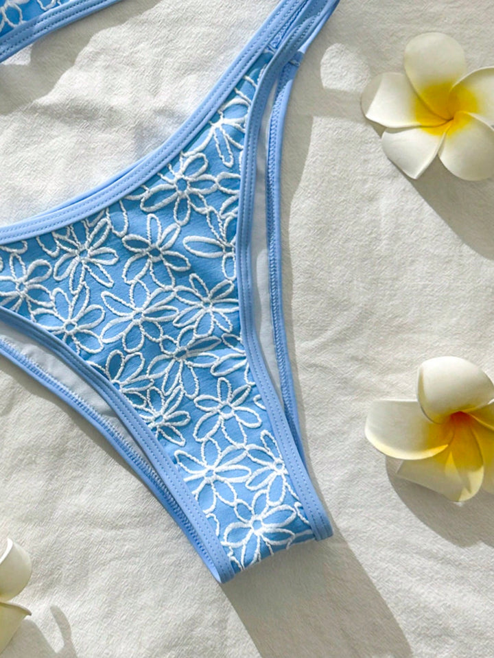 Set bikini SHEIN, albastru