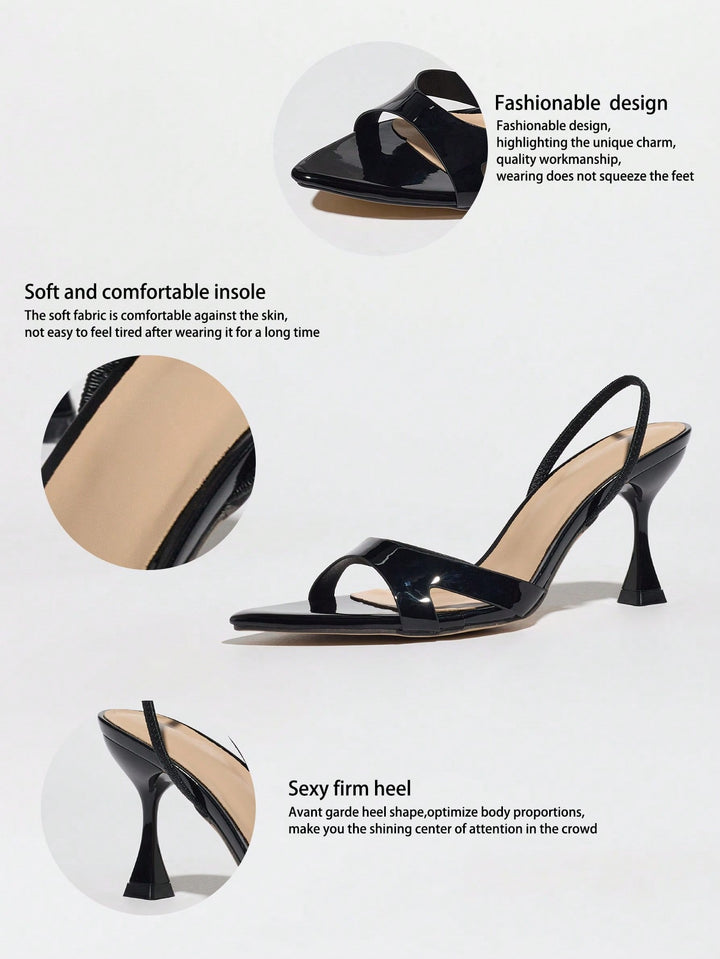Sandale SHEIN, negru