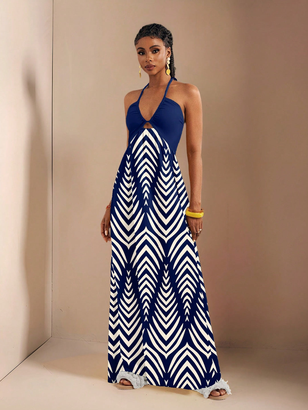 Rochie maxi SHEIN, mix culori