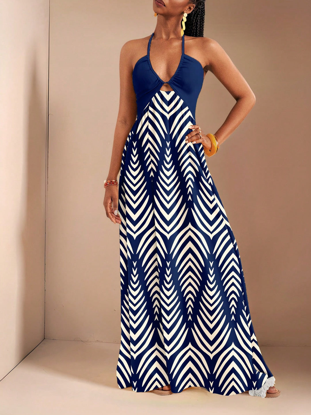 Rochie maxi SHEIN, mix culori