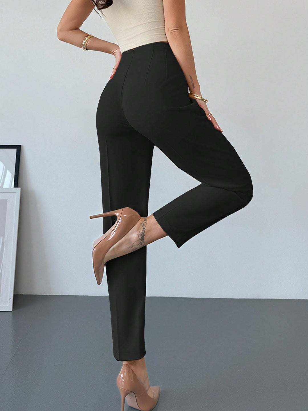 Pantaloni SHEIN, negru