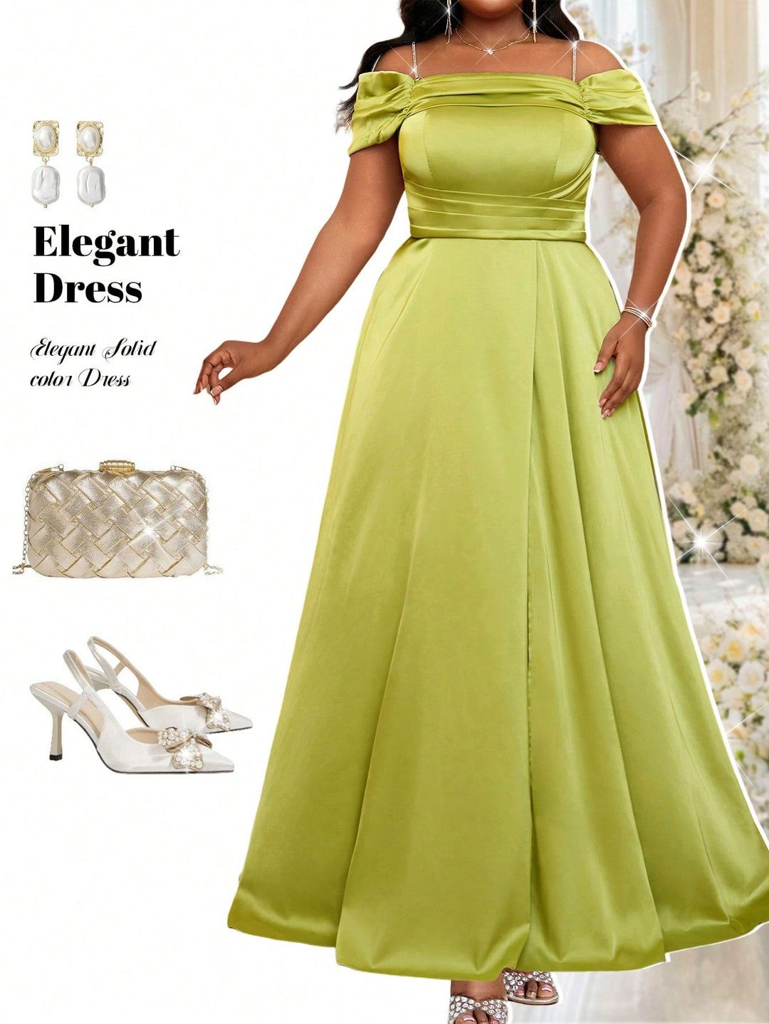 Rochie SHEIN, verde