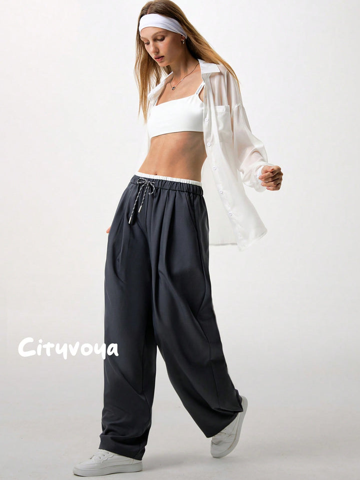 Pantaloni SHEIN, gri