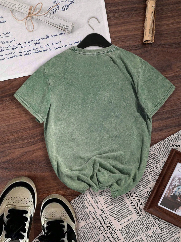 Tricou SHEIN, verde