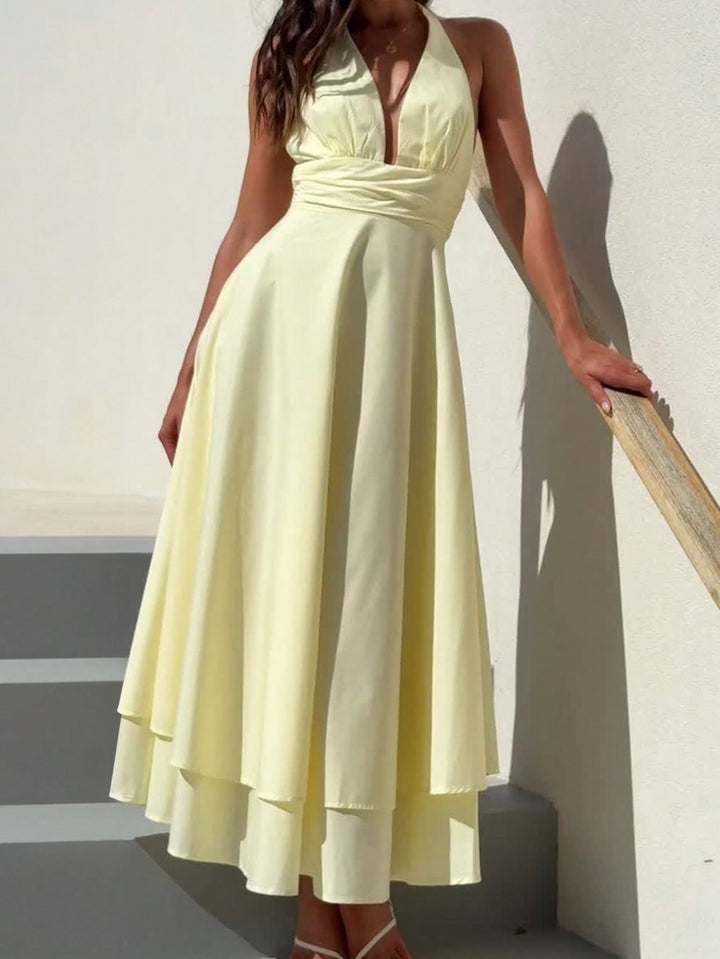 Rochie maxi SHEIN, galben