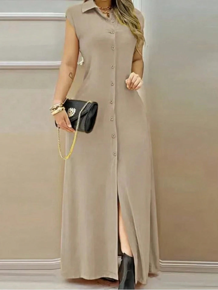 Rochie maxi SHEIN, bej