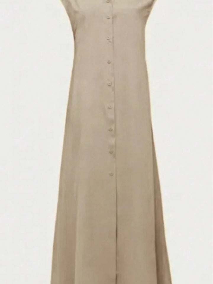 Rochie maxi SHEIN, bej