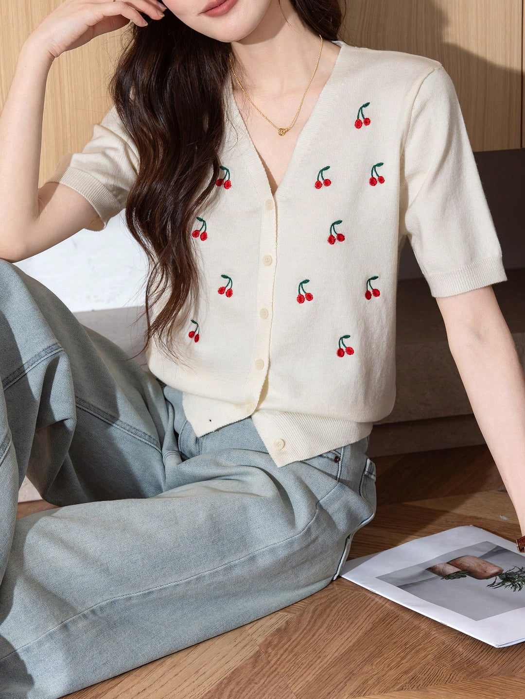 Cardigan SHEIN, bej