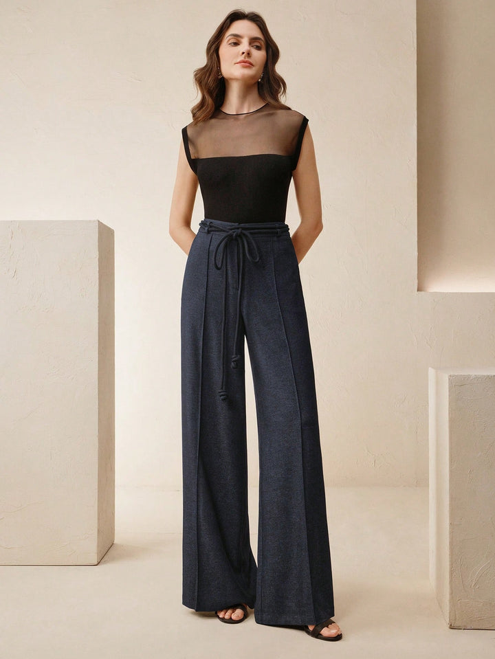Pantalon SHEIN, albastru