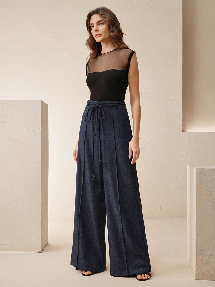 Pantalon SHEIN, albastru